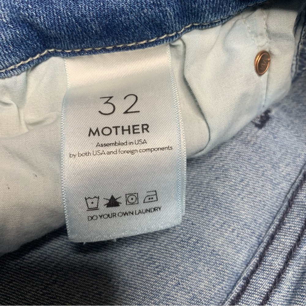MOTHER Women's Skinny Jeans - Blue - Picture 9 of 11